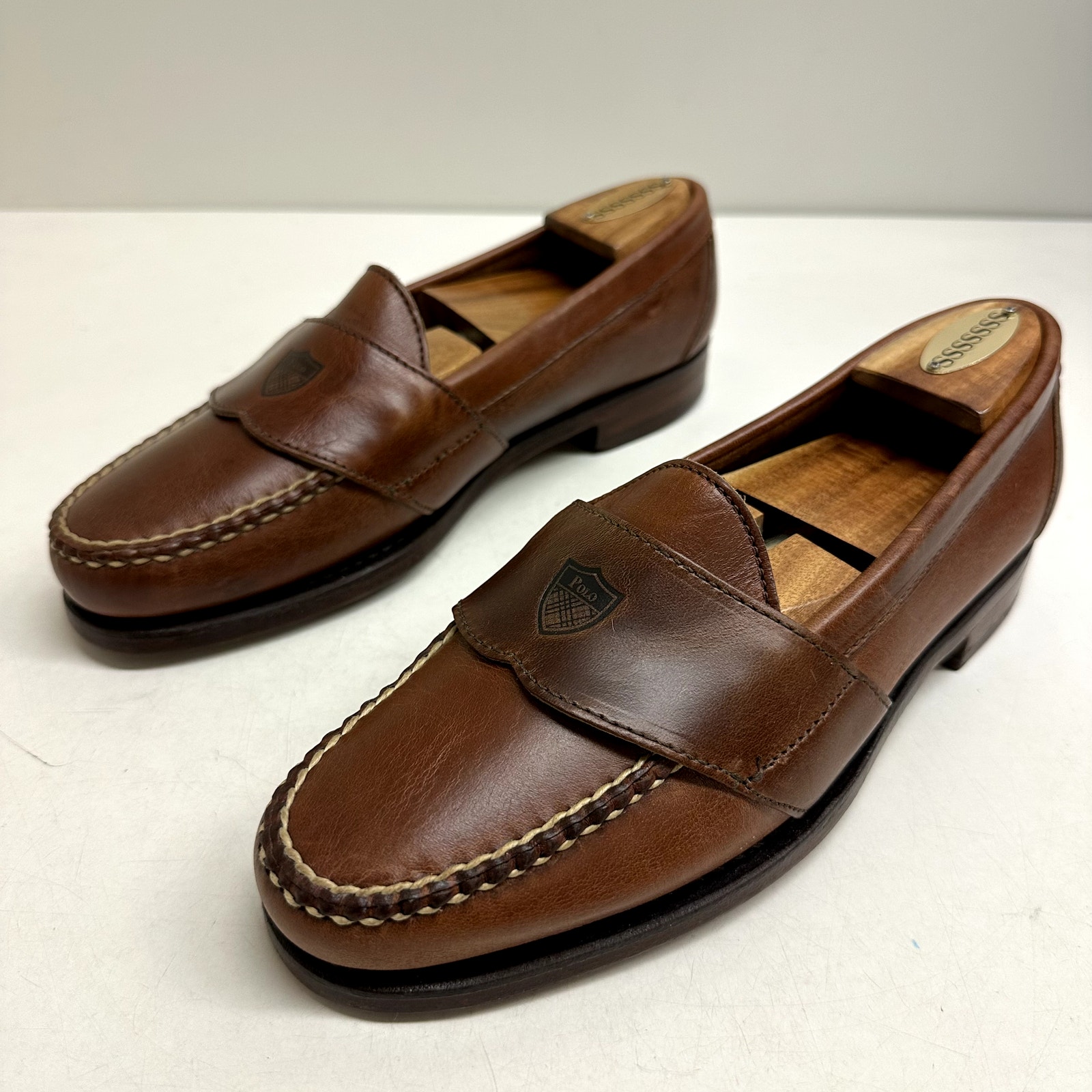 Nwot Rancourt & Co. X Polo Ralph Lauren Weltline Penny Loafer Made In Usa 7.5 B — image 6 of 8